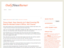 Tablet Screenshot of dailynewsburner.com